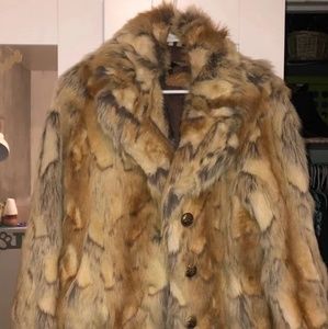 SOLD!!! NWT Guess Faux Fur Coat
